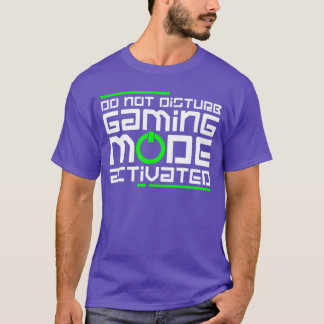 Gammode geactiveerd Gamer Videospel vriend T-shirt