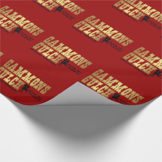 Gammons Gulch Gift Wrapping Paper Cadeaupapier (Hoek)