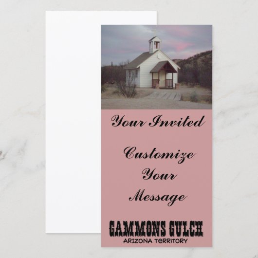 Gammons Gulch Invites (Voorkant / Achterkant)