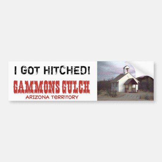 Gammons Gulch Movie Set Bumpersticker (Voorkant)