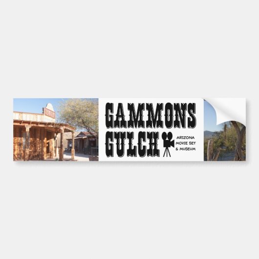 Gammons Gulch Movie Set Bumpersticker (Voorkant)