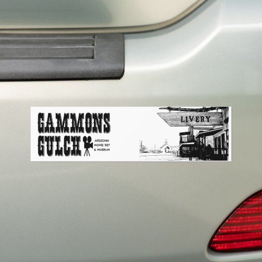Gammons Gulch Movie Set Bumpersticker (Op auto)