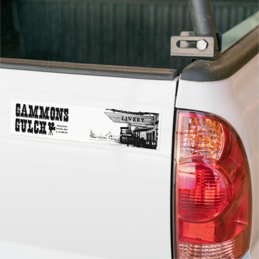 Gammons Gulch Movie Set Bumpersticker (Op Truck)