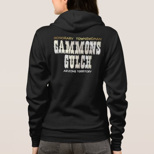 Gammons Gulch Movie Set Fleece Zip Hoodie (Achterkant)