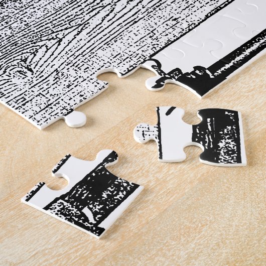 Gammons Gulch Movie Set Livery Puzzle Legpuzzel (Zijkant)