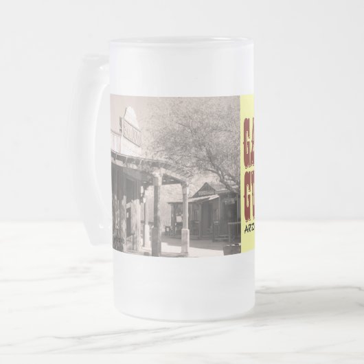 Gammons Gulch Salon Frosted Mok (Voorkant links)