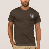 Gammons Gulch Sheriffs Badge Mannen T-shirt (Voorkant)