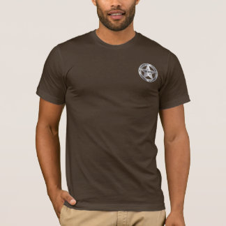 Gammons Gulch Sheriffs Badge Mannen T-shirt