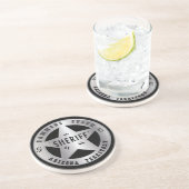 Gammons Gulch Sheriffs Badge Onderzetter (Zijkant)