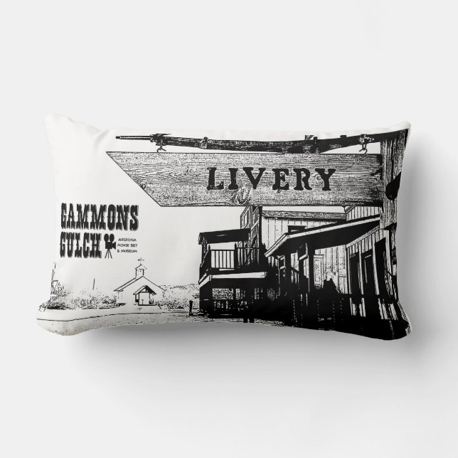 Gammons Gulch Souvenir Pillow Kussen (Voorkant)