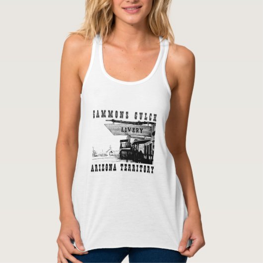 Gammons Gulch Western Arizona Territory Tanktop (Voorkant)
