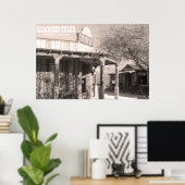 Gammons Gulch Western Saloon Poster (Thuiskantoor)