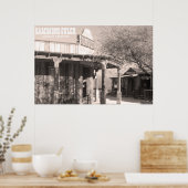 Gammons Gulch Western Saloon Poster (Keuken)