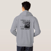 Gammons Gulch Westerne stad kleurstelling Hoodie (Achterkant volledig)