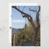 Gammons Gulch Wilde Westen Hanging Tree Hangman Kaart (Voorkant / Achterkant)