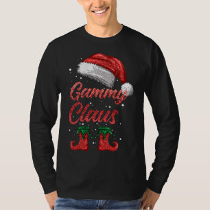 Gammy Claus Matching Familie Vrolijke Kerstman T-shirt