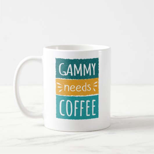 Gammy Needs Coffee-Mok Koffiemok (Links)