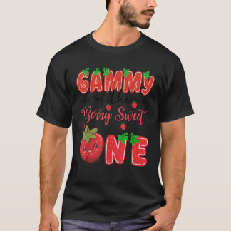 Gammy van de bes Sweet One Aardbei 1e Geboorte T-shirt