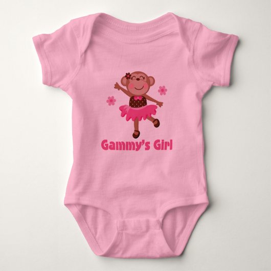 Gammys Girl Monkey Romper (Voorkant)