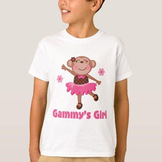 Gammys Girl Monkey T-shirt (Voorkant)