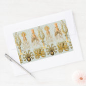 Gamochonia van Ernst Haeckel Rechthoekige Sticker (Envelop)