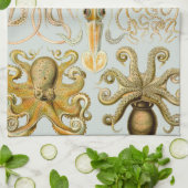 Gamochonia van Ernst Haeckel Theedoek (Gevouwen)