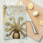 Gamochonia van Ernst Haeckel Theedoek (Quarter Fold)