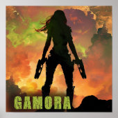 Gamora Galaxy Poster (Voorkant)