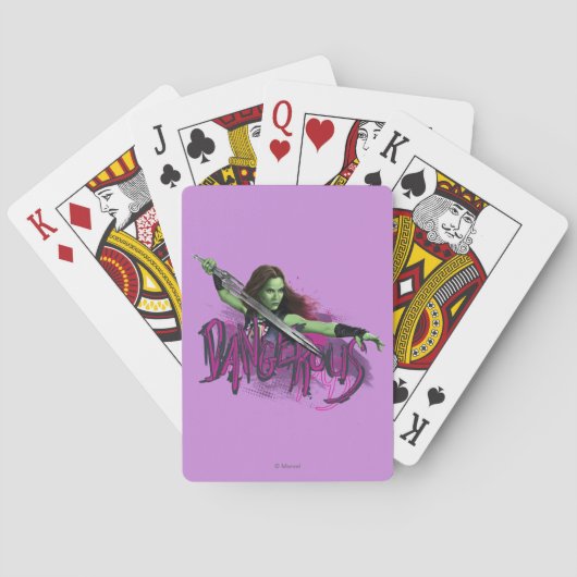 Gamora: gevaarlijk speelkaarten (Achterkant)