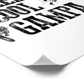 Gampa visrol Cool Gampa grappig cadeau Poster (Hoek)