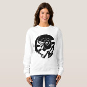 GAMY® Black Logo Damen Trui (Voorkant volledig)