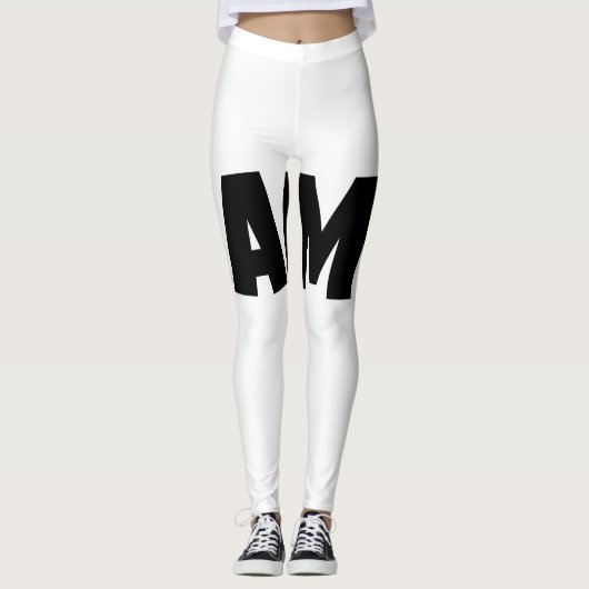 GAMY® Black Logo Leggings (Voorkant)