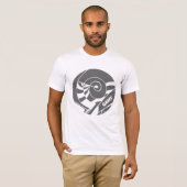 GAMY® Grey Logo Herren T-Shirt (Voorkant volledig)