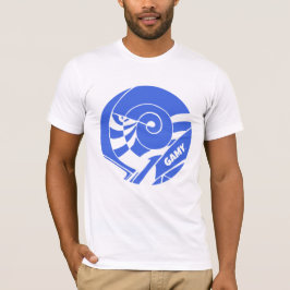 GAMY® Royal blue Logo Herren T-shirt