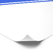 GAMY® Royal blue Logo Perfect Poster (Hoek)