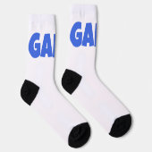 GAMY® Royal blue Logo Unisex Sokken (Rechts)