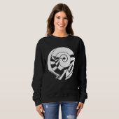 GAMY® White Logo Damen Trui (Voorkant volledig)