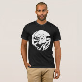 GAMY® White Logo Herren T-Shirt (Voorkant volledig)