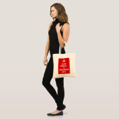 Gan Bwyll A Daliwch Ati ~ Welsh Tote Bag (Voorkant (model))