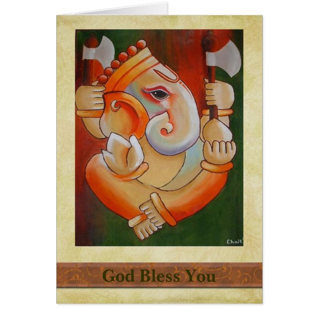 Ganapati-kaart (Voorkant)