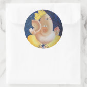 "Ganapati" - ronde sticker (Tas)