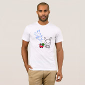 Ganbare Japan T-shirt - Rabbit (Voorkant volledig)