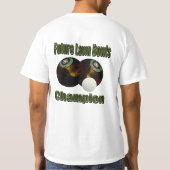 Ganceerde Bowls Future Champ, Mannen waardeshirt T-shirt (Achterkant)