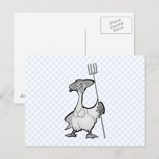 Gancy Goose Briefkaart (Voorkant / Achterkant)