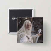 GANDALF™ beschikt over personeel Vierkante Button 5,1 Cm (Voorkant /achterkant)