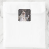 GANDALF™ beschikt over personeel Vierkante Sticker (Tas)