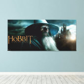 Gandalf bij Dol Guldur Canvas Afdruk (Insitu (Houten vloer))