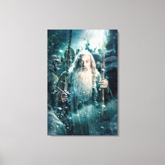 Gandalf de Grijs Canvas Afdruk (Voorkant)