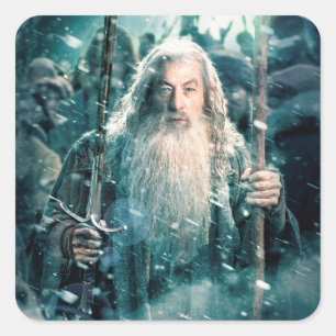 Gandalf de Grijs Vierkante Sticker
