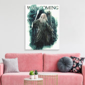 Gandalf - Er komt oorlog Canvas Afdruk (Insitu (Woonkamer))